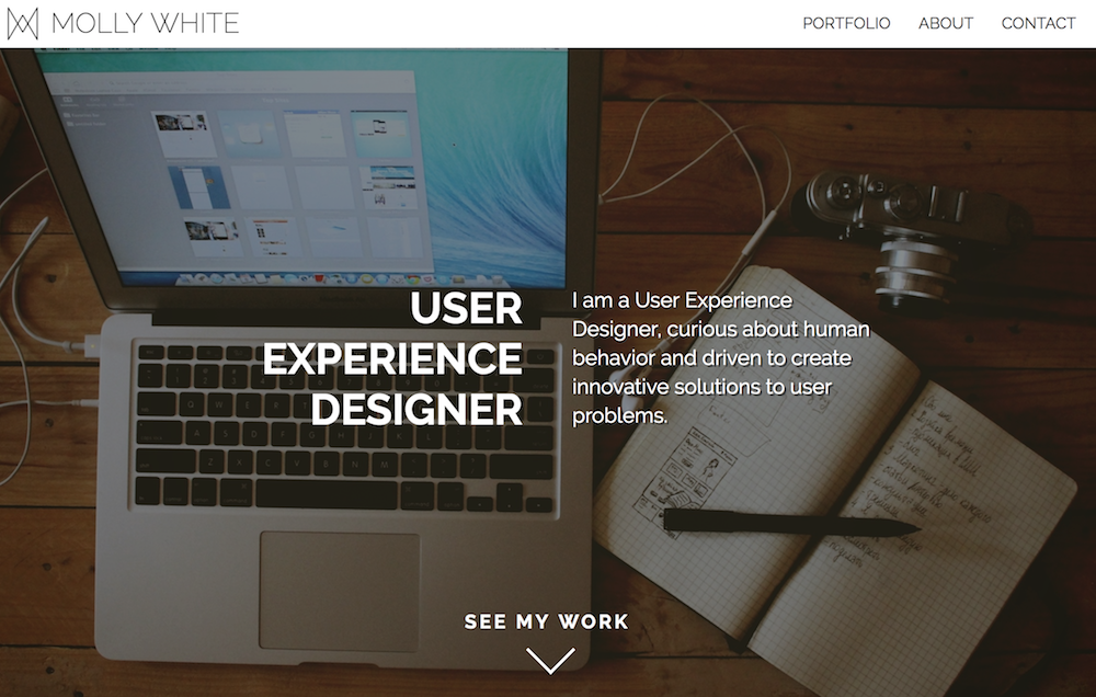 Thumbnail image of Molly White's Portfolio Site