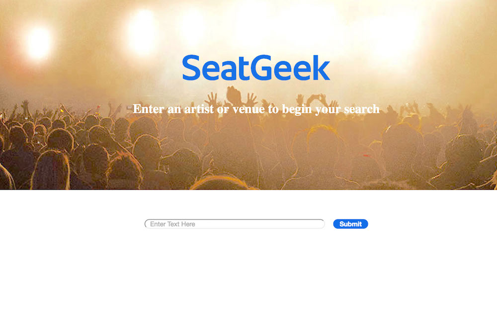 Thumbnail image of Seat Geek API